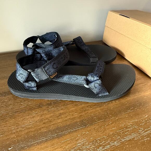 Teva Men’s Original Universal Bandana Total Eclipse Slingback Sandals- Size 13M - Picture 3 of 11